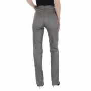Pantaloni piele ecologica Laulia - DK.gri dama