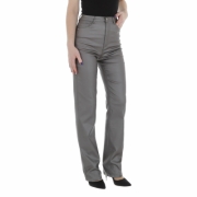 Pantaloni piele ecologica Laulia - DK.gri dama