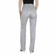 Pantaloni piele ecologica Laulia - LT.gri dama