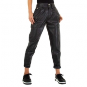 Pantaloni piele ecologica Metrofive - negru dama