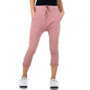 Pantaloni trei sferturi cu tur jos - Place du Jour   culoarea nude dama