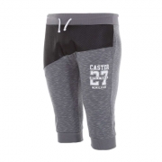 Pantaloni scurti cu talie elastica - gri barbati