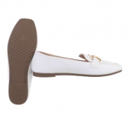 Mocasini eleganti - alb dama