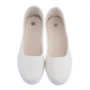 Pantofi cu platforma - alb dama