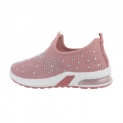 Pantofi sport cu strasuri copii - roz