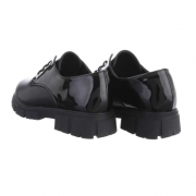 Pantofi oxford cu siret - negru dama