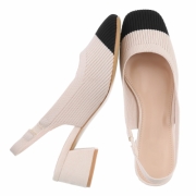 Pantofi clasici - bej dama