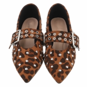 Pantofi clasici - imprimeu leopard dama