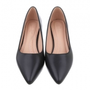 Pantofi eleganti cu toc mic gros - negru dama
