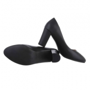 Pantofi cu toc inalt - negru dama