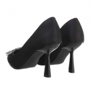 Pantofi cu toc inalt - negru dama
