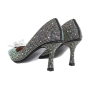 Pantofi eleganti cu toc - negru dama