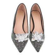 Pantofi eleganti cu toc - negru dama