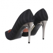 Pantofi cu toc inalt - negru dama