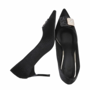 Pantofi cu toc inalt - negru dama