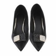 Pantofi cu toc inalt - negru dama
