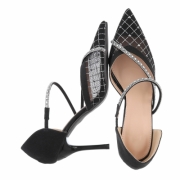 Pantofi cu toc inalt - negru dama