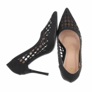 Pantofi cu toc inalt - negru dama