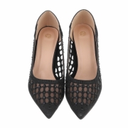 Pantofi cu toc inalt - negru dama