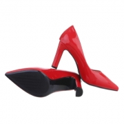 Pantofi eleganti cu toc - rosu dama
