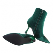 Pantofi cu toc inalt - verde dama