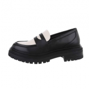 Pantofi office cu toc gros - negru dama