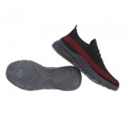 Pantofi sport - rosu cu negru barbati