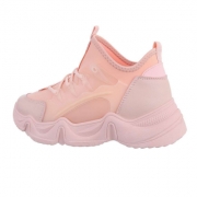 Pantofi sport talpa groasa - roz dama