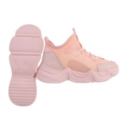 Pantofi sport talpa groasa - roz dama