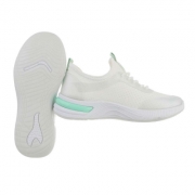Pantofi sport fashion - whitegreen dama