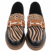Pantofi fara toc - zebra dama