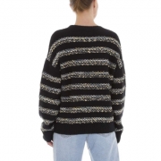 Pulover helanca alb ICY marime universala - negru dama