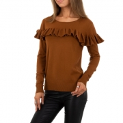 Pulover Whoo Fashion marime universala - maro dama