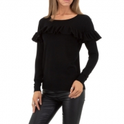 Pulover Whoo Fashion marime universala - negru dama