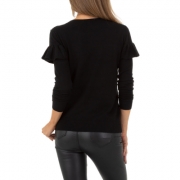Pulover Whoo Fashion marime universala - negru dama