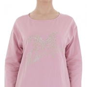 Rochie elastica ARINO - roz pudrat dama