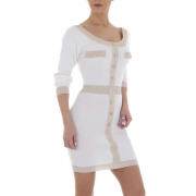 Rochie elastica - Emma & Ashley   alb dama