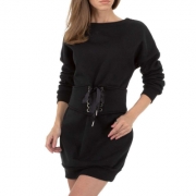 Rochie sport cu curea la talie - Emma & Ashley Design   negru dama