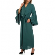 Rochie lunga cu cordon - JCL marime universala   verde dama