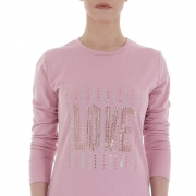 Rochie lunga ARINO - roz pudrat dama
