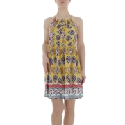 Rochie mini AOSEN - galben dama