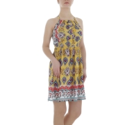 Rochie mini AOSEN - galben dama