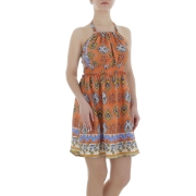 Rochie mini AOSEN - portocaliu dama