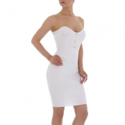 Rochie bodycon scurta - Emma & Ashley   alb dama