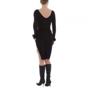 Rochie midi toamna mulata - Emma & Ashley   negru dama