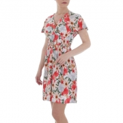 Rochie mini LEEZIO - alb dama