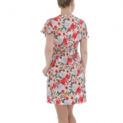 Rochie mini LEEZIO - alb dama