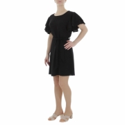 Rochie scurta de vara - negru dama