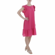 Rochie mini Metrofive - roz fuchsia dama
