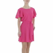 Rochie scurta de vara - roz fuchsia dama